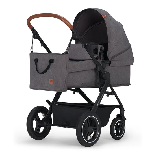 KINDERKRAFT B-TOUR cărucior multifuncțional 3 în 1 până la 22 kg + scoica MINK PRO