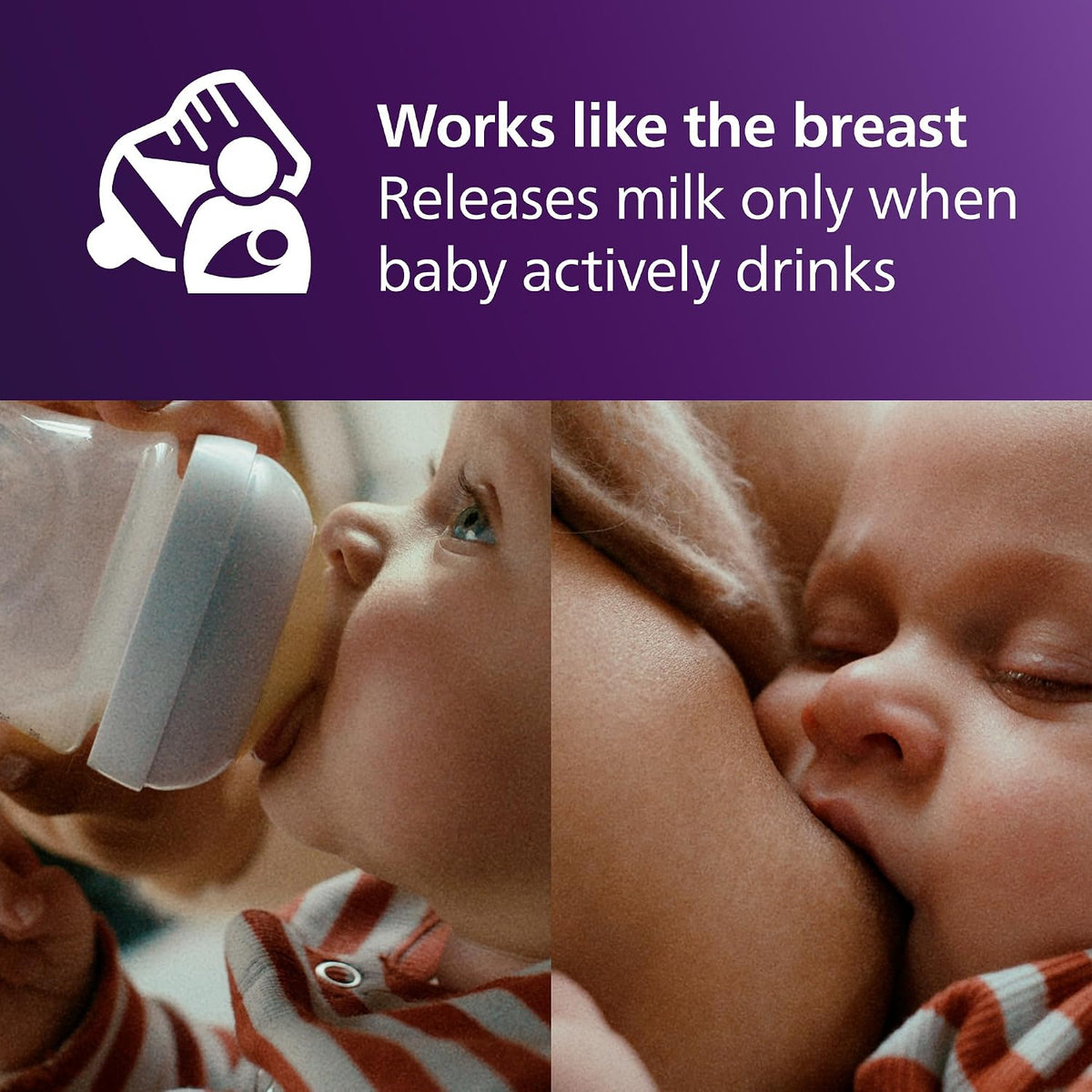PHILIPS AVENT Natural Response smoczki przepływ 5 extra fast x2, smoczek jak pierś dla niemowląt