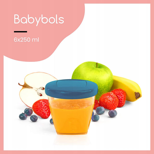 BABYMOOV Babybols pojemniki 6 x 250 ml