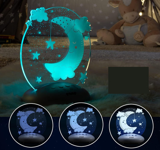 REER ColourLumy lampka nocna LED 5 kolorów KSIĘŻYC