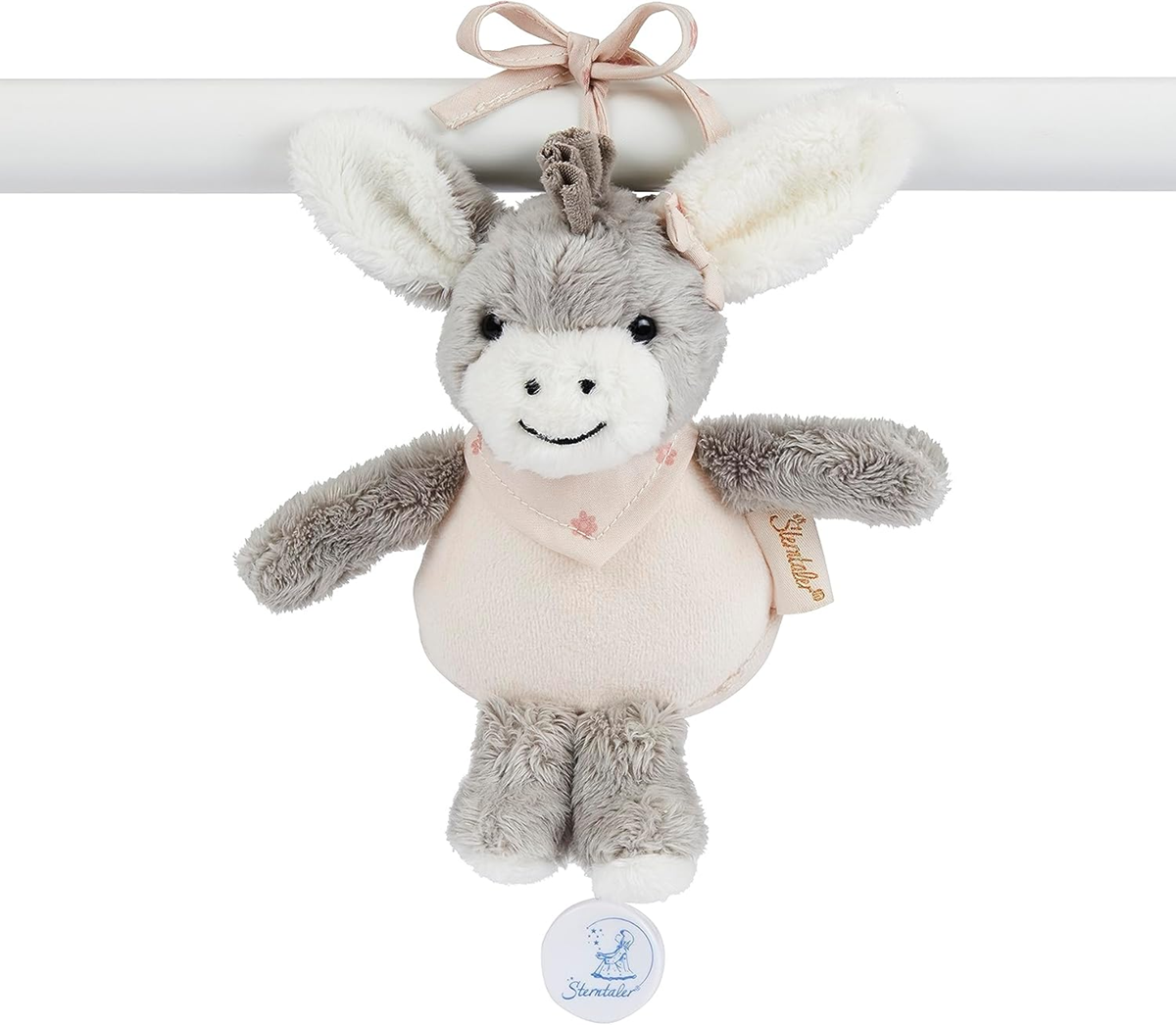 STERNTALER Emmi æsel, uro med spilledåse "La Le Lu" 17 cm "O