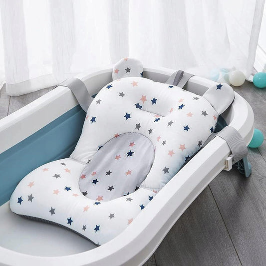 GLENMORE wanienka składana z odpływem + WKŁADKA dla niemowląt, podróżna, z ergonomiczną wkładką