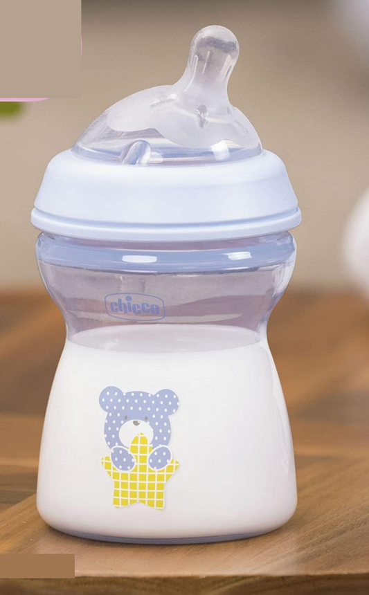 CHICCO NaturalFeeling Flasche 250 ml 3 m+ mittlerer Durchfluss