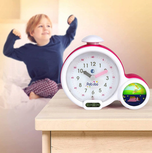 PABOBO Kid'Sleep BUDZIK EDUKACYJNY różowy
