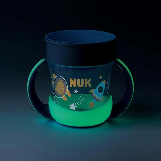 NUK Mini Magic Cup tazza antigoccia luminosa al buio a 360° 160 ml 6 m+