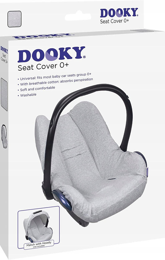 DOOKY SEAT COVER pokrowiec na fotelik gr0, szary pokrowiec do fotelika samochodowego 0+