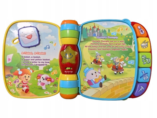 VTECH Rhymes Book elektroniczna książeczka edukacyjna JĘZYK ANGIELSKI