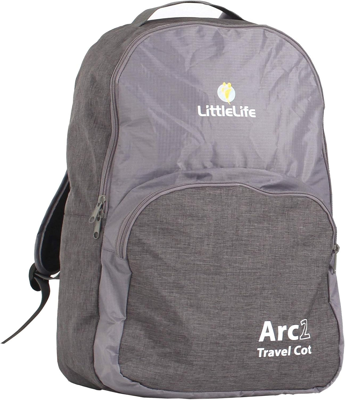 LittleLife Arc2 compact travel cot with mattress