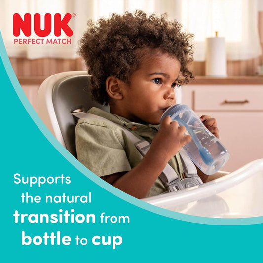 NUK Perfect Match bicchiere con cannuccia 260 ml 8m+