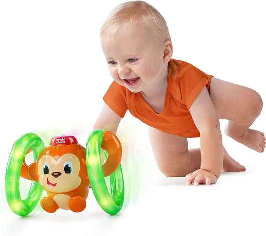 BRIGHT STARTS majom ROLL&GLOW fény hang