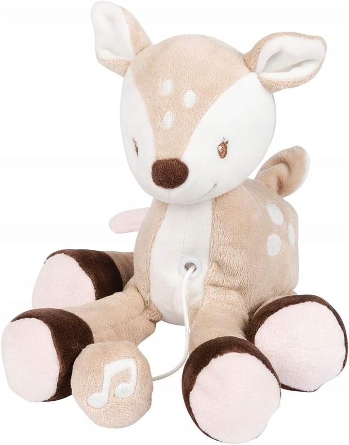 NATTOU pluchen knuffel met muziekdoosje La-Le-Lu HERT FANNY 18 cm