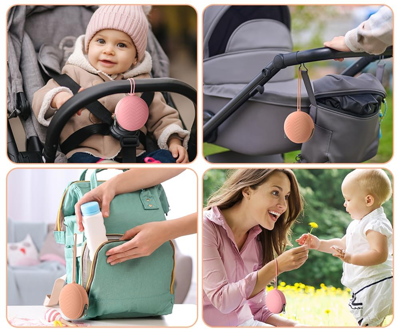 AOLSO univerzális szilikon cumitartó tok, 9 cm átmérő