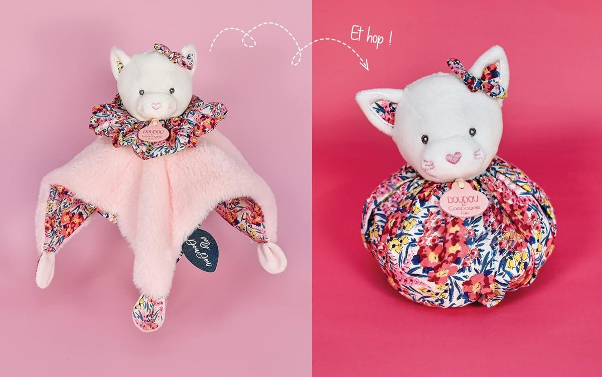 DOUDOU et COMPAGNIE comforter cuddly blanket TEDDY BEAR 25 cm