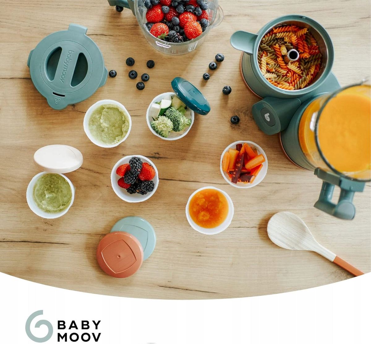 BABYMOOV Babybols recipiente 6 x 180 ml ECO bio-material
