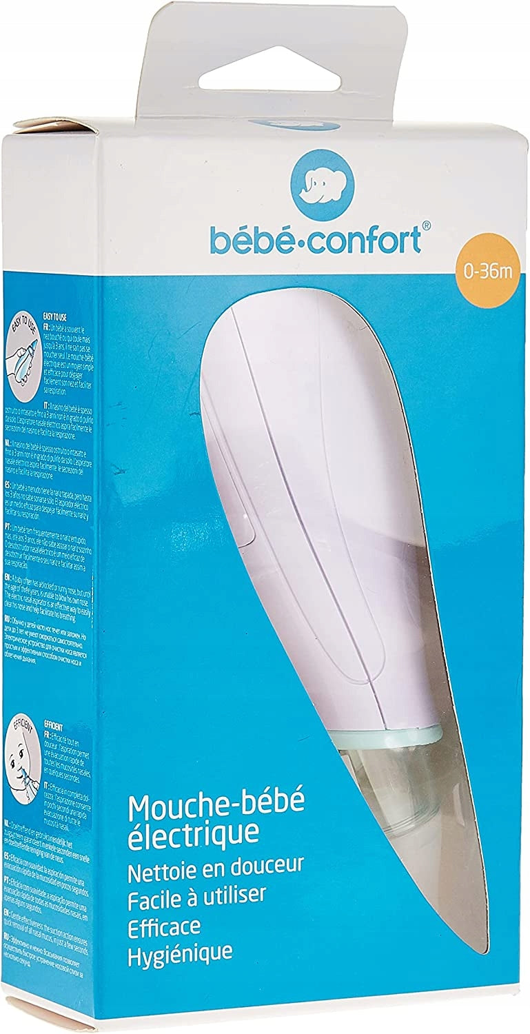 BEBE CONFORT elektrische neusaspirator met 4 opzetstukken + etui