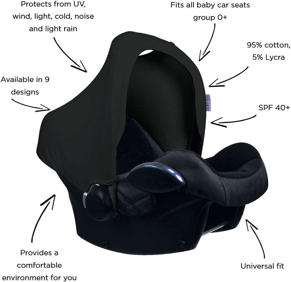DOOKY HOODY husă parasolar pentru scaun auto gr0