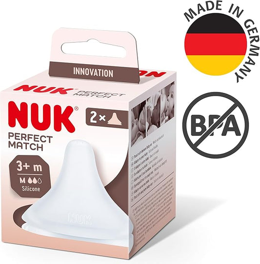 NUK Perfect Match tetina M flujo medio 3 m+