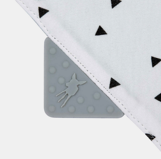 LASSIG bandana z silikonowym gryzakiem 0-12 m
