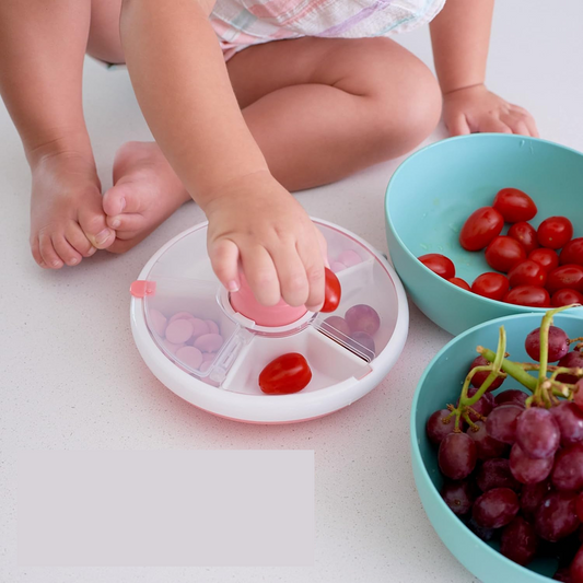 GOBE Snack Spinner roterende snackbeholder med 5 rum 5,5 x 16 cm