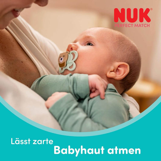 NUK Nalle Puh Air silikonugnapp 0-6m x2