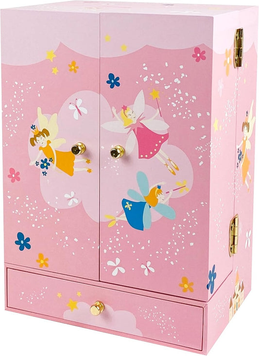 TROUSSELIER Prinsesse-smykkeskrin 13x25 cm med spilledåse - Mozart - Menuet