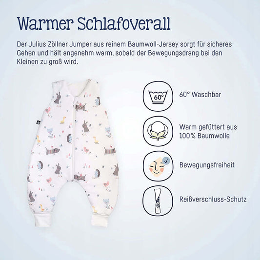 JULIUS ZOLLNER saco-cama para todo o ano 2,5TOG r.80