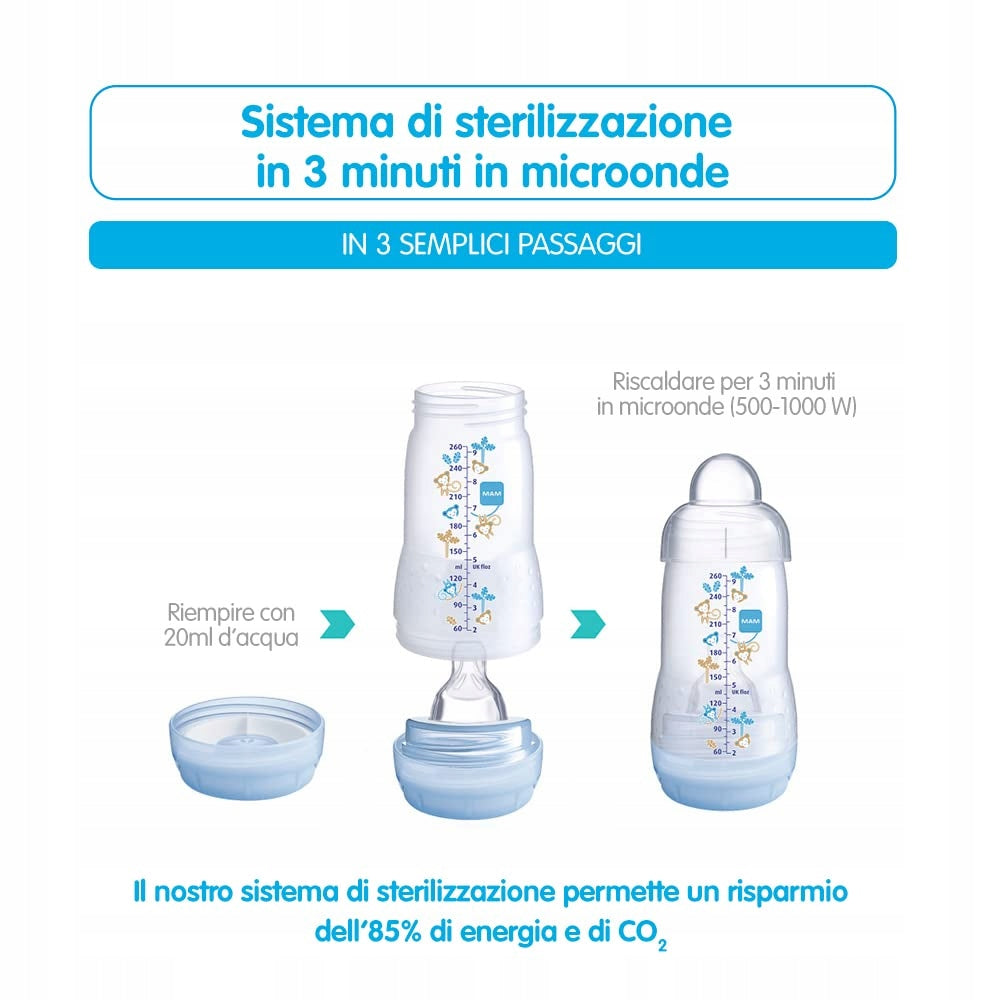MAM Easy Start biberon anticolica 320ml 4m+