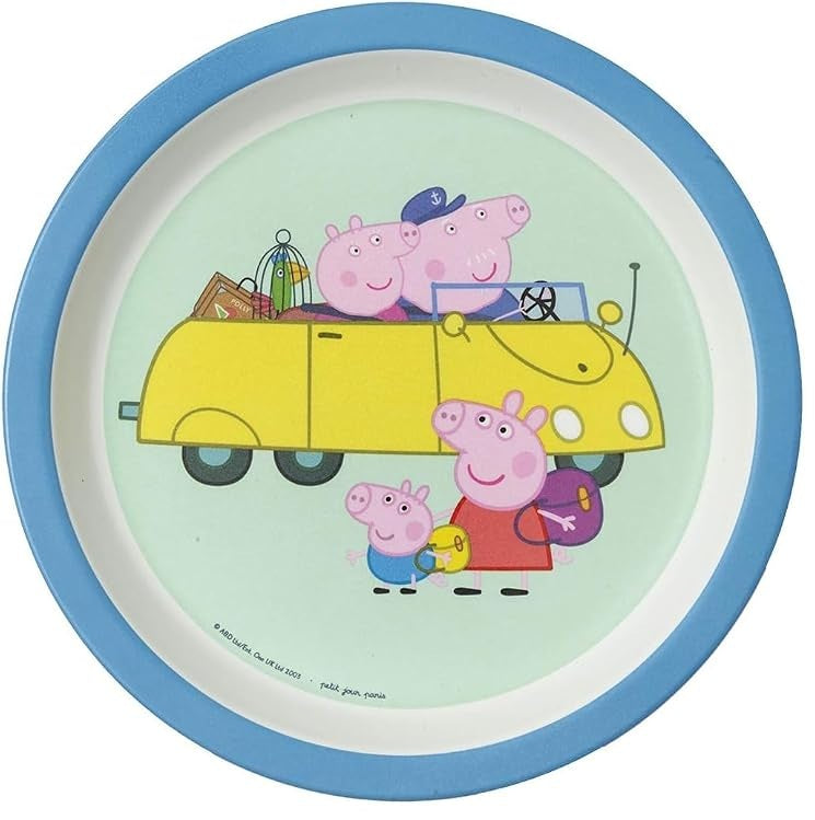 PETIT JOURS PARIS desserttallerken til børn GRISEN PEPPA 18 cm