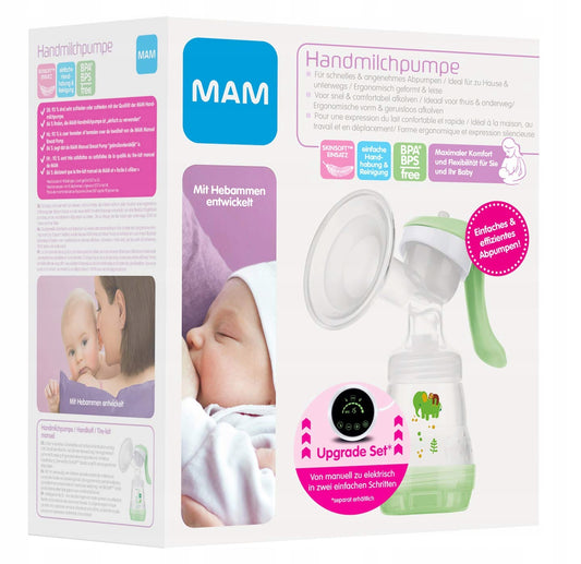 MAM kompaktowy LAKTATOR RĘCZNY z butelką 160 ml