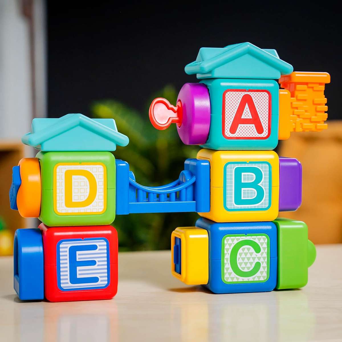 BABY EINSTEIN Connectables Bridge & Learn magnetic blocks