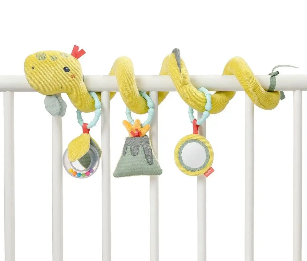 FEHN spiraal voor kinderwagen ledikant autostoeltje HAPPY DINO
