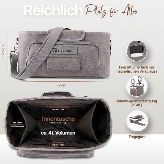 ORGANIZATOR pentru cărucior pentru accesorii 32x15cm