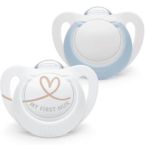 NUK Star smoczki uspokajające 2 szt. 0-2 mies. niebieskie – niebieski – zdjęcie 2