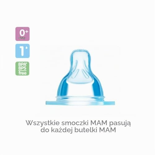 MAM flaskesutter størrelse 1 SkinSoft 0m+ x2