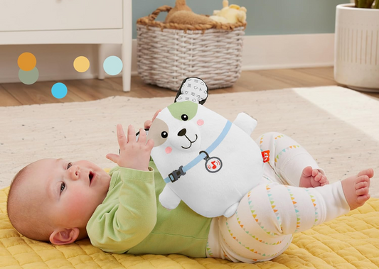 FISHER-PRICE Snuga Puppy Kuscheltier mit Melodien und Vibrationen HUND 18 cm