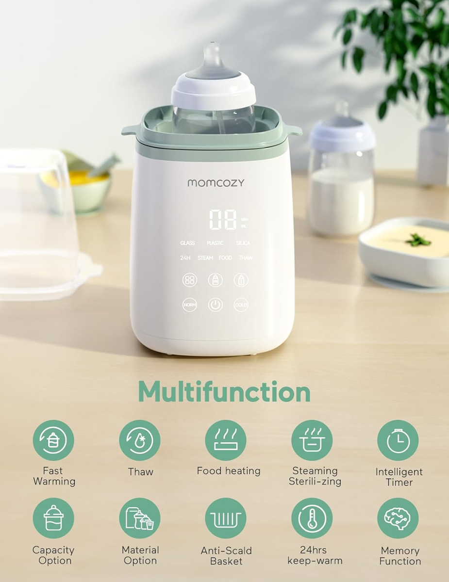 MOMCOZY podgrzewacz do butelek i słoików 4w1