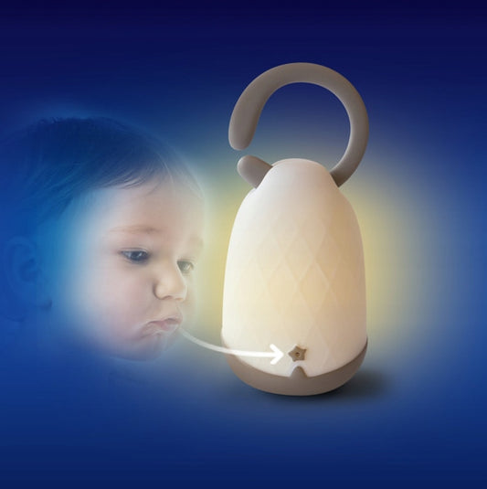 PABOBO LumiBlo przenośna magiczna latarnia, beżowa lampka nocna dla dzieci 0+