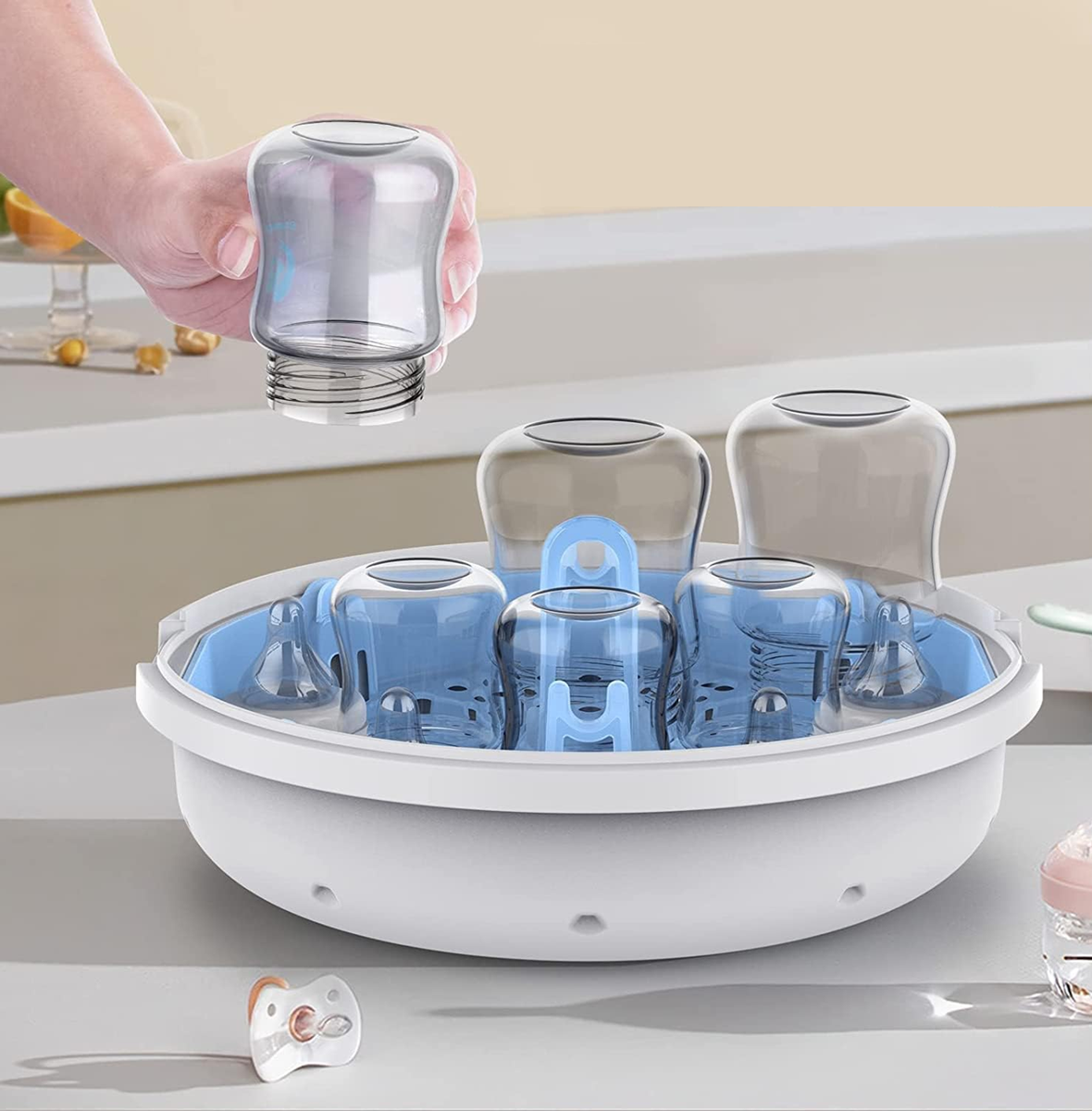 BELLABABY BLA8913 mikrobølgesterilisator + tang