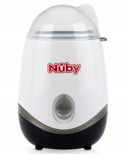 NUBY 3W1 podgrzewacz sterylizator do butelek, używany, z pokrywą i funkcją parowej sterylizacji