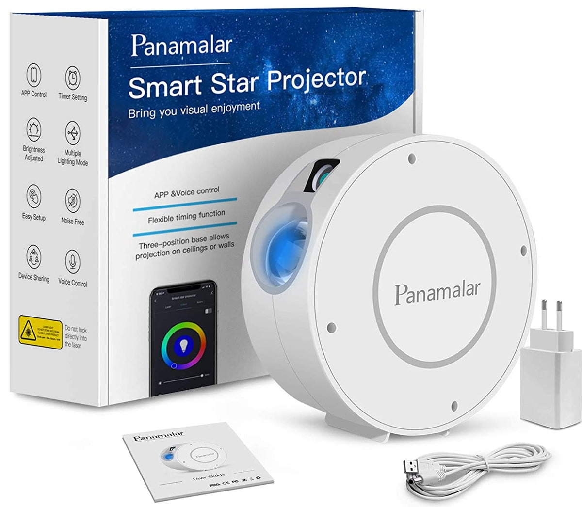 PANAMALAR SK20 sterrenprojector met appbediening