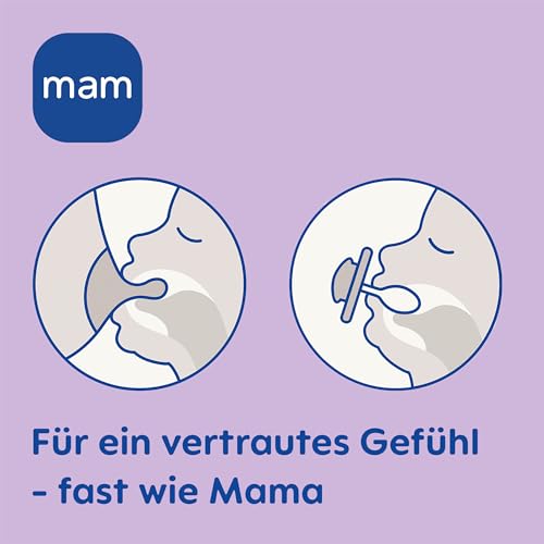 MAM Perfect Day & Night smoczek uspokajający silikonowy 0-6m x4 ŚWIECĄCE, miękki SkinSoft, dla niemowląt