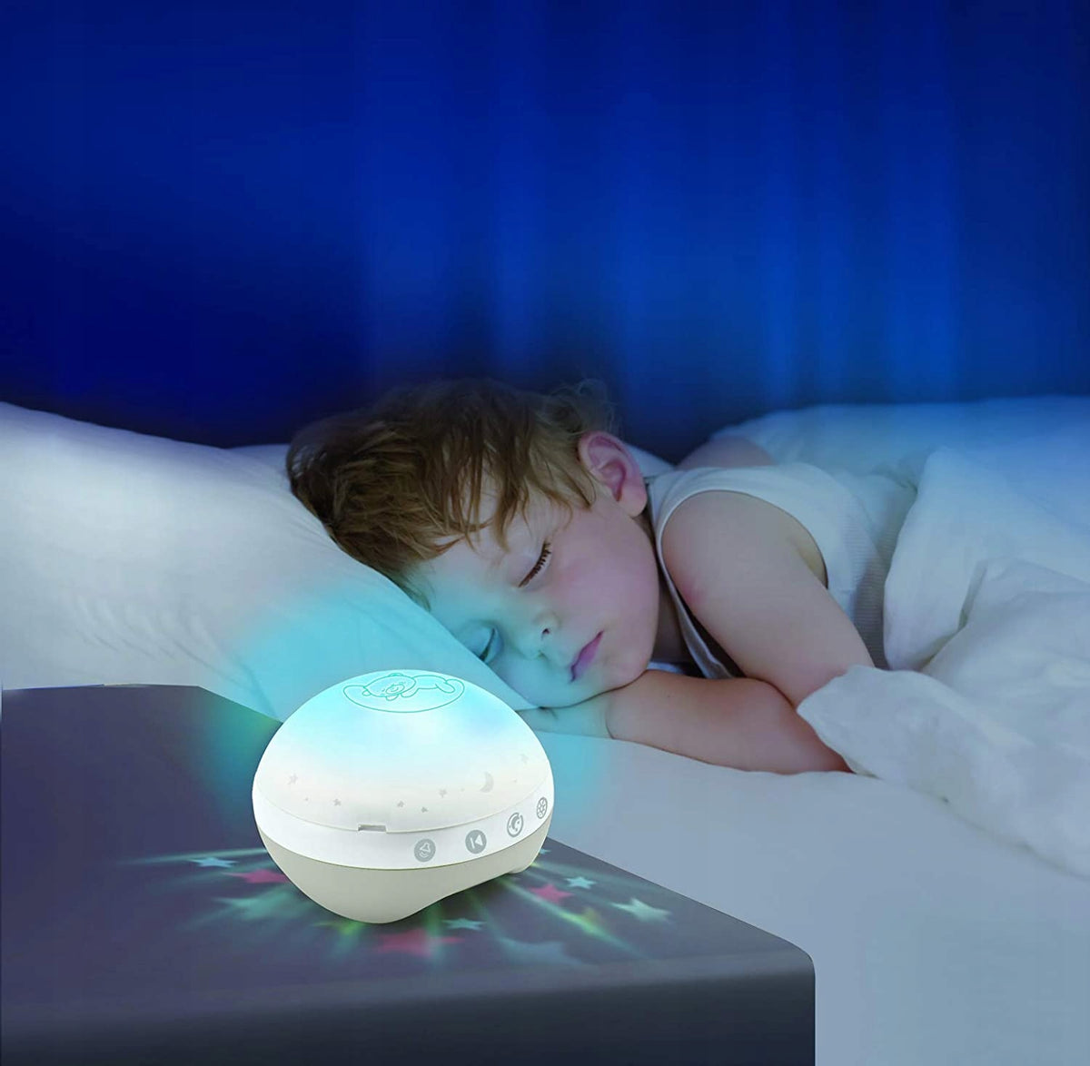 INFANTINO 3-in-1-mobiel met projector voor bedje en nachtkastje