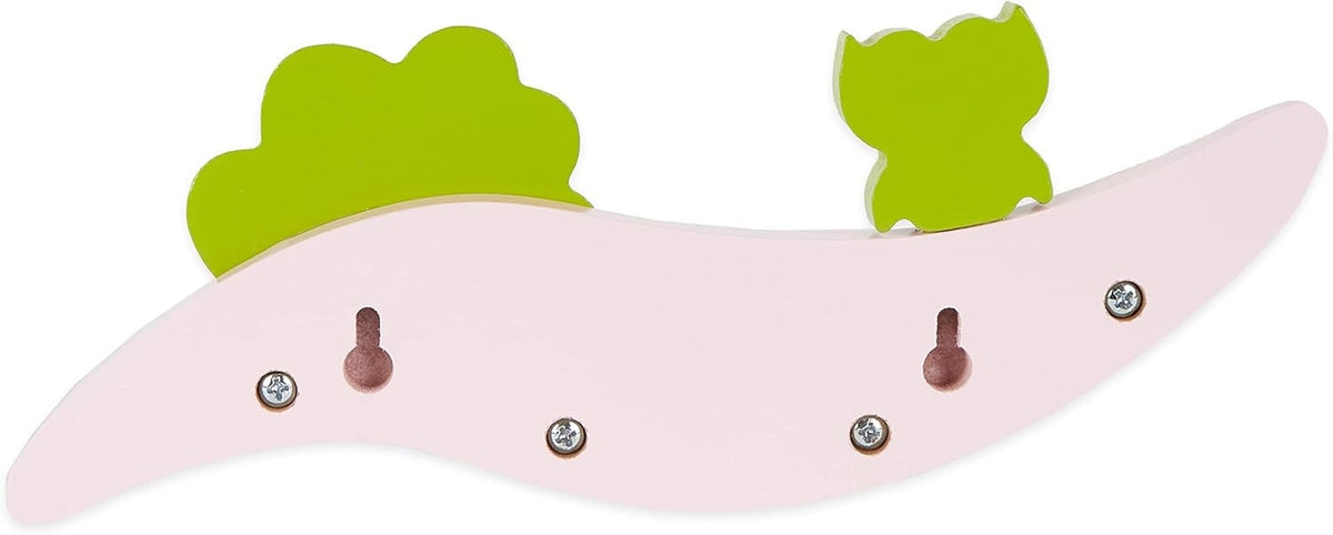 BIECO houten kapstok met 4 haken UIL