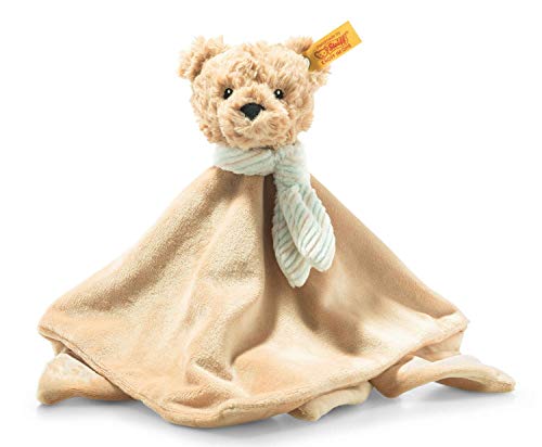 Steiff Jimmy krammebamse med tæppe, beige, 26 cm
