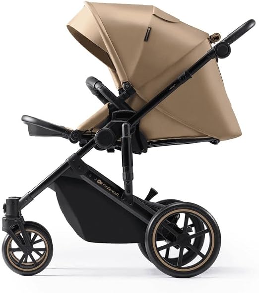 KINDERKRAFT PRIME2 PRO 3i1 multifunktionel barnevogn op til 22kg + MINK PRO autostol