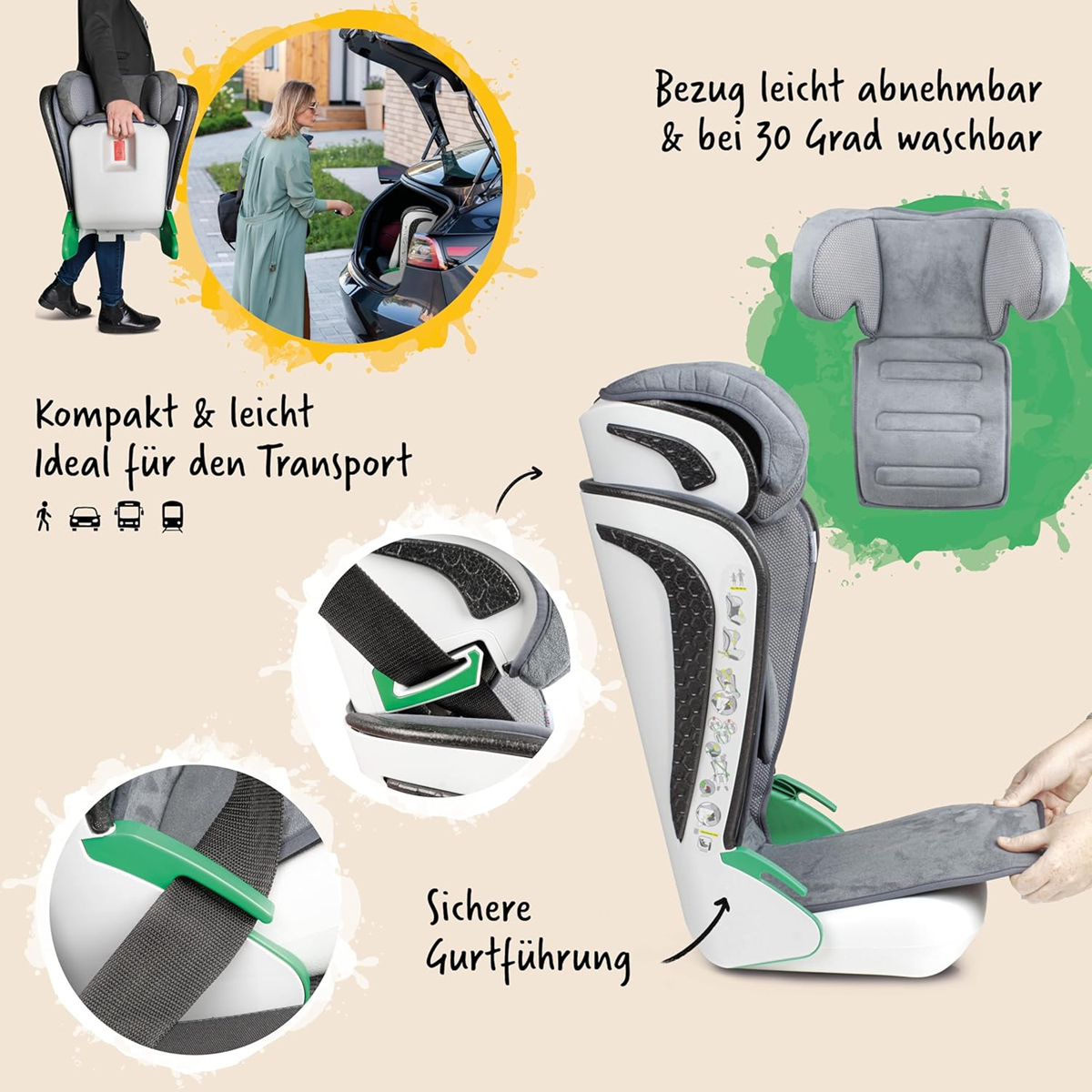 WALSER Noemi autostol 3-8 år