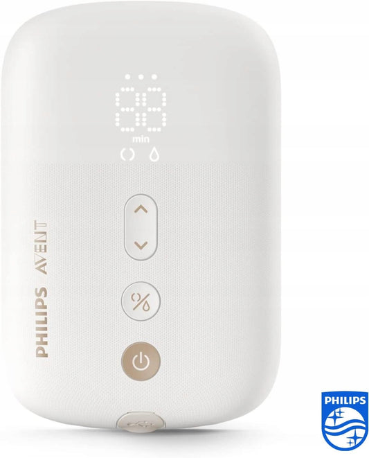 PHILIPS AVENT SCF398/31 LAKTATOR elektryczny + torba, biały podwójny laktator z cichym silnikiem