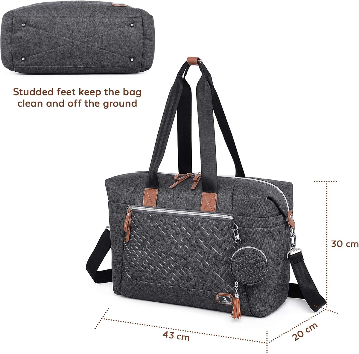 DIKASLON accessory backpack with changing mat