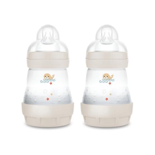 MAM Easy Start butelki antykolkowe 160 ml 2 szt. – butelki dla niemowląt z systemem odpowietrzającym
