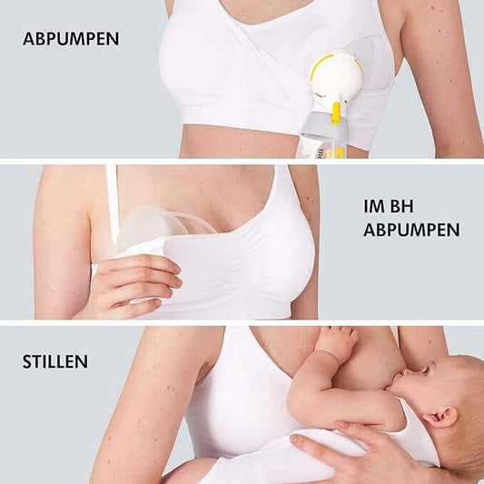Medela 3w1 biustonosz do karmienia i odciągania L, wygodny biustonosz do karmienia i odciągania pokarmu